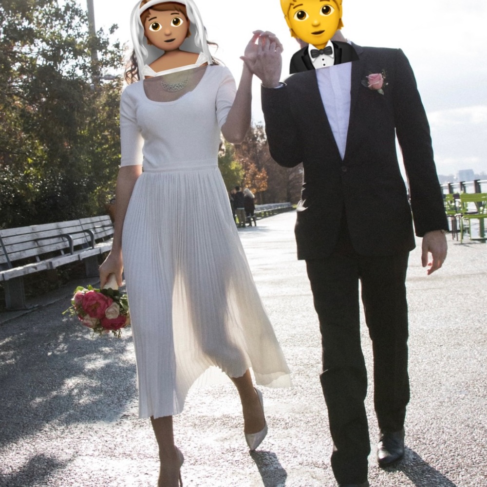 White dress from Elisabetta Franchie